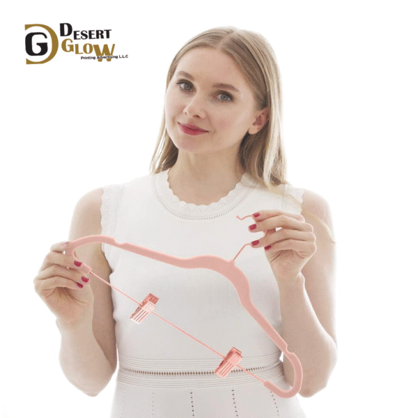 Slim Skirt Hangers- Non Slip Felt Outfit Dress Hangers
