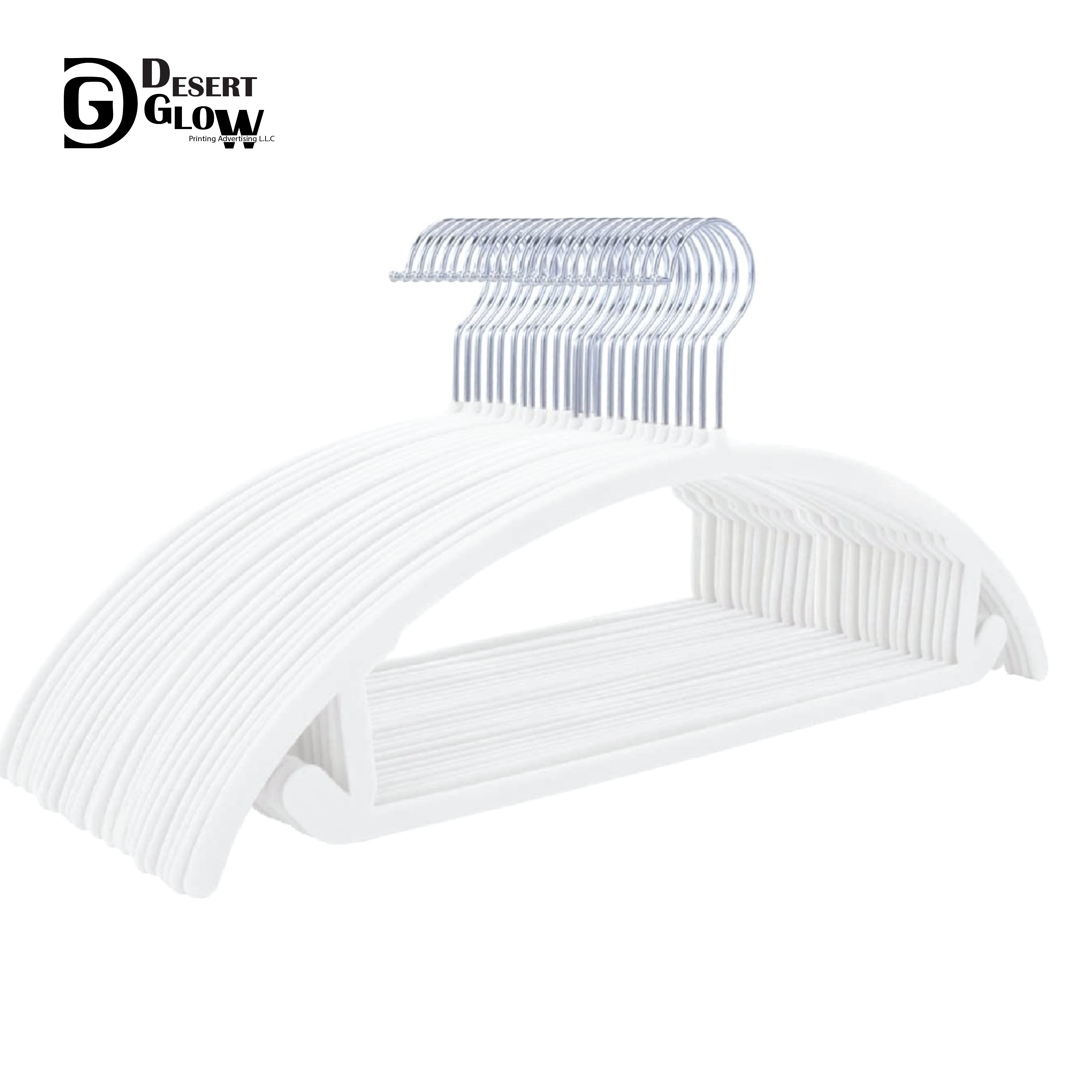 Shoulder Bump Suit Hangers – Chrome Hooks