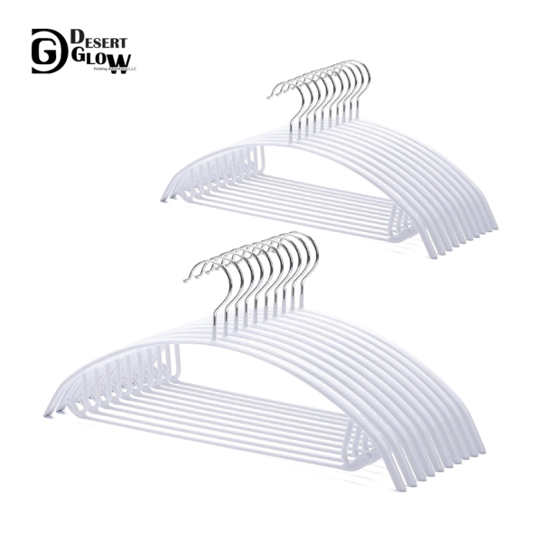 Shoulder Bump Suit Hangers – Chrome Hooks
