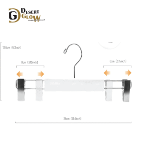 Solid Wooden Pants Skirt Hangers 10 Pack-01