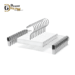 Solid Wooden Pants Skirt Hangers 10 Pack