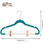 Space Saving Shirt Clothes Hangers Green