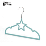 Star Shape Blue Velvet Baby Clothes Hanger