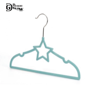 Star Shape Blue Velvet Baby Clothes Hanger