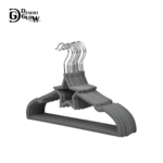 Star Shape Grey Velvet Baby Clothes Hanger