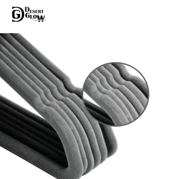 Star Shape Grey Velvet Baby Clothes Hanger