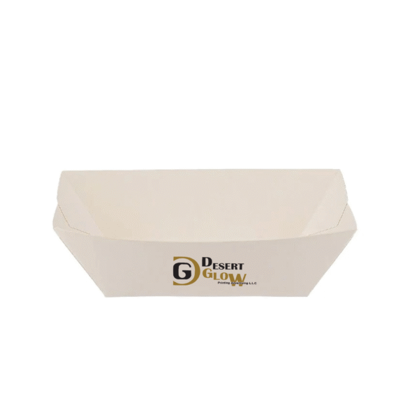 White Paper Boat Tray