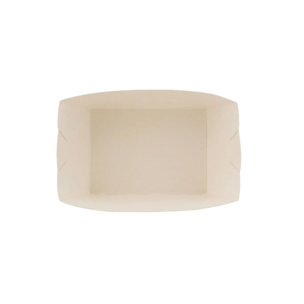 White Paper Boat Tray