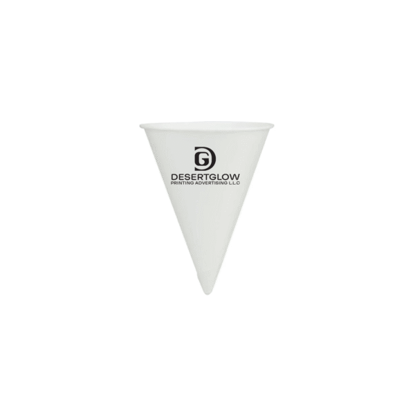 White Paper Cone Cups 4.5Oz
