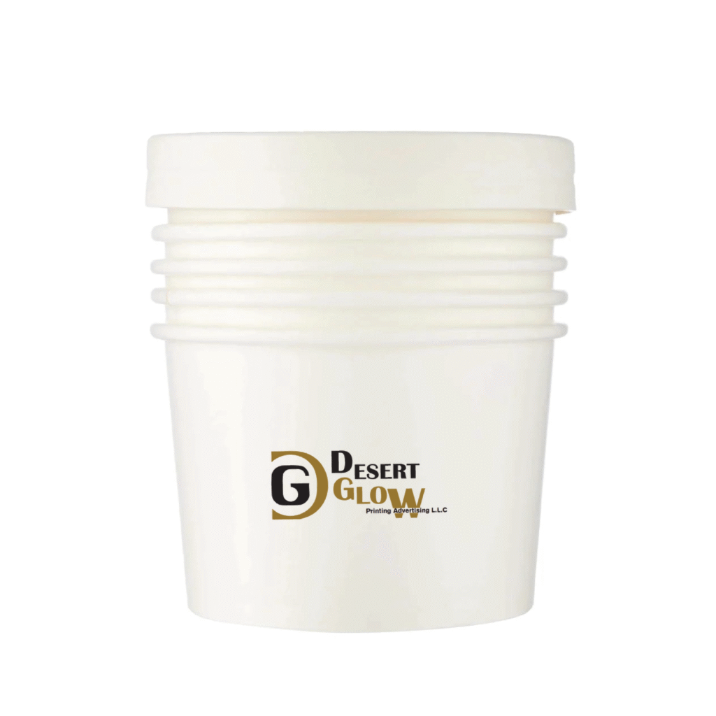 White Paper Noodle Bowl with Paper Lid-02
