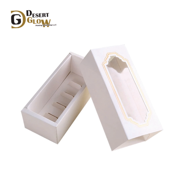 White Sleeve with Clear Window
