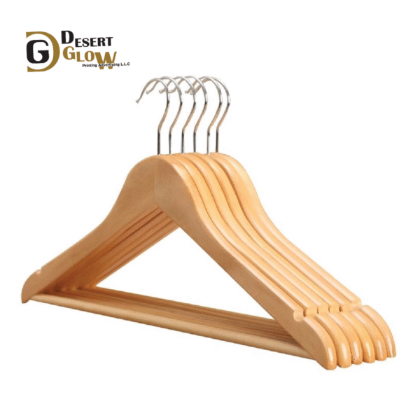 White Wooden Coat Hangers for Clothes