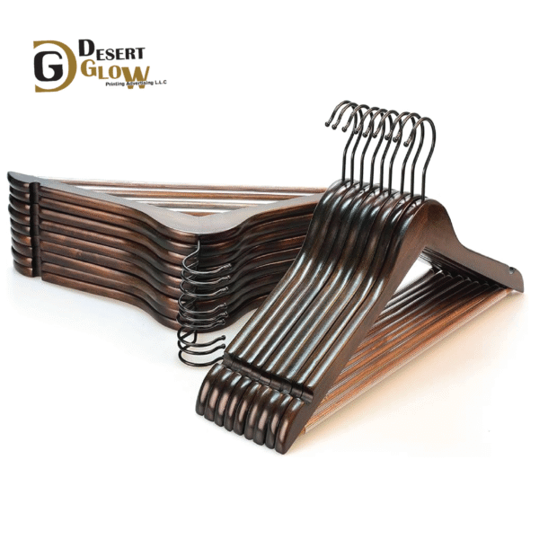 White Wooden Coat Hangers for Clothes