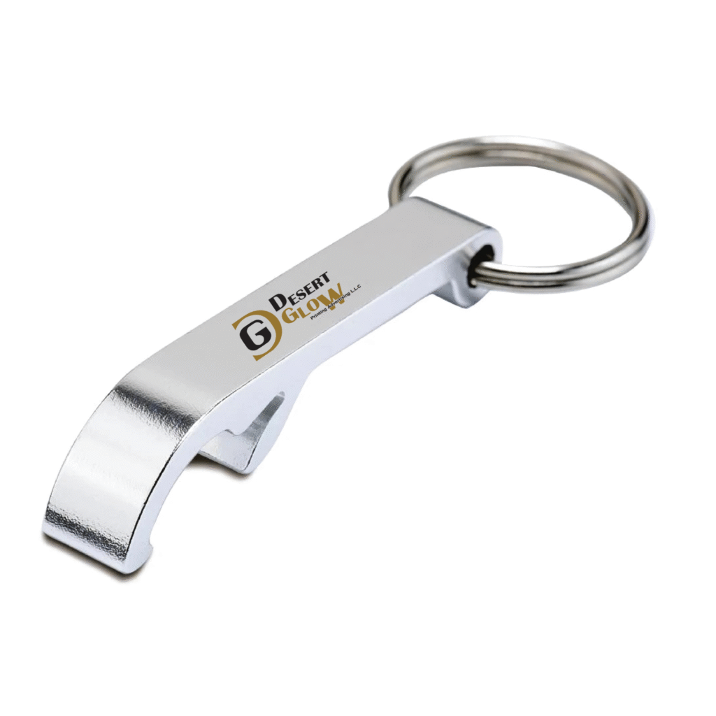 Black Aluminum Alloy Keychain Bottle Opener