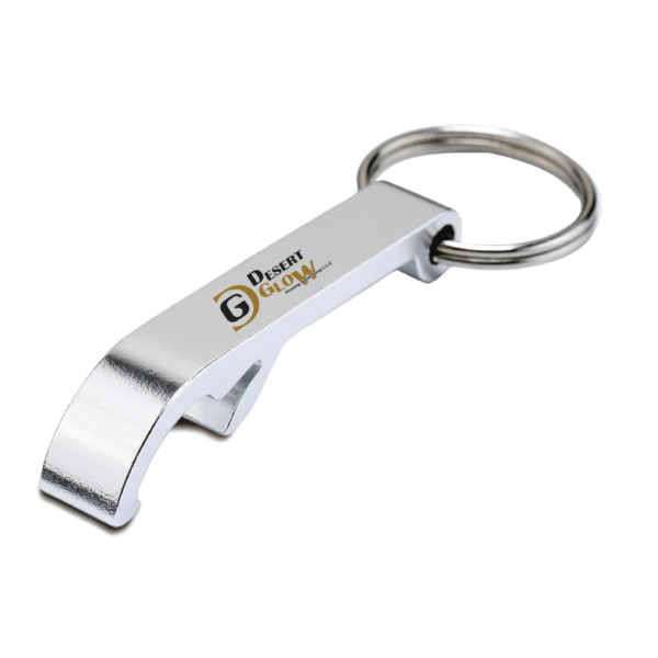 Black Aluminum Alloy Keychain Bottle Opener