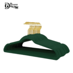 Green Color Hook Velvet Hanger