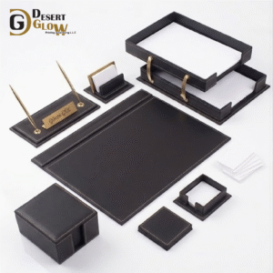leather desk set-04